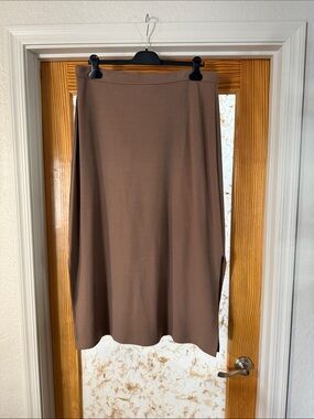 Joan Vass Brown Skirt
